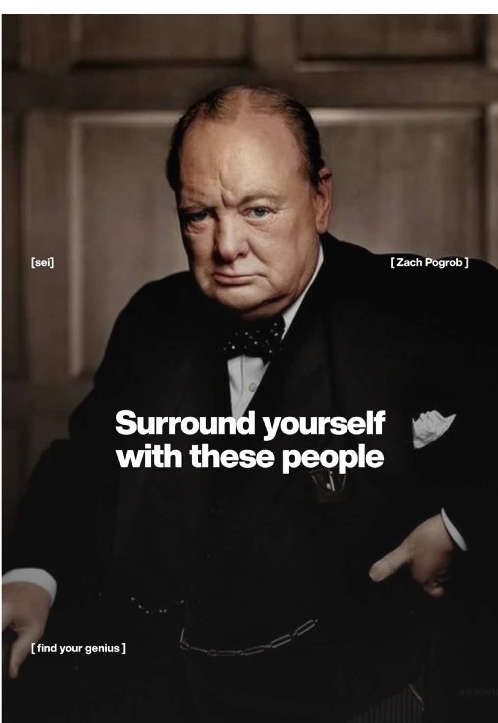 surround yourself with relentless humans.  written by: @Zach Pogrob 🏴  #people #relentless #sei