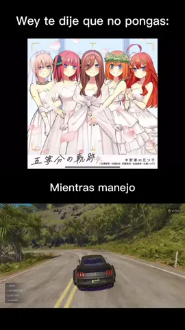 Esa no 😢 #CapCut #thecrew2 #thecrewmotorfest #lasquintillizas #miku #nino #ichica #itsuki #yotsuba #lasquintillizas😍🌺❤ #anime #song #autos #carreras #apoyo #like #sigueme 