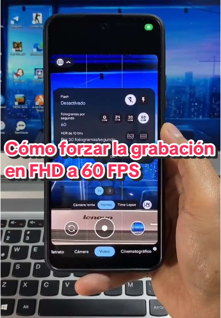 Cómo habilitar la grabación de video en FHD a 60 FPS con estabilización en tu Xiaomi si originalmente solo te permite un máximo de FHD a 30 FPS. #60fps #xiaomi #redminote12 #redminote13 #cesarmartin 