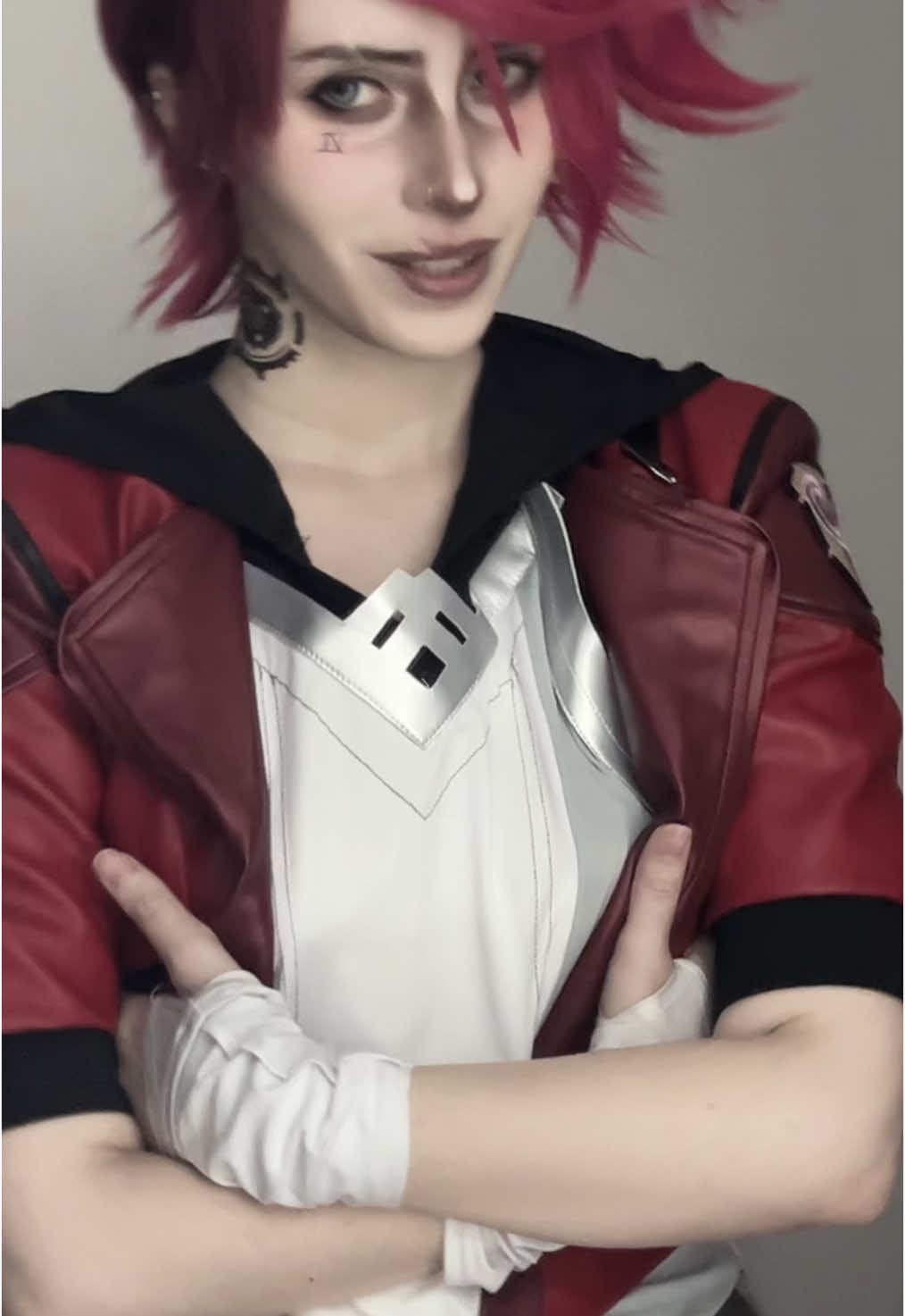 if no one does boyfriend Vi I’ll do it myself #arcane #cosplay #vi 