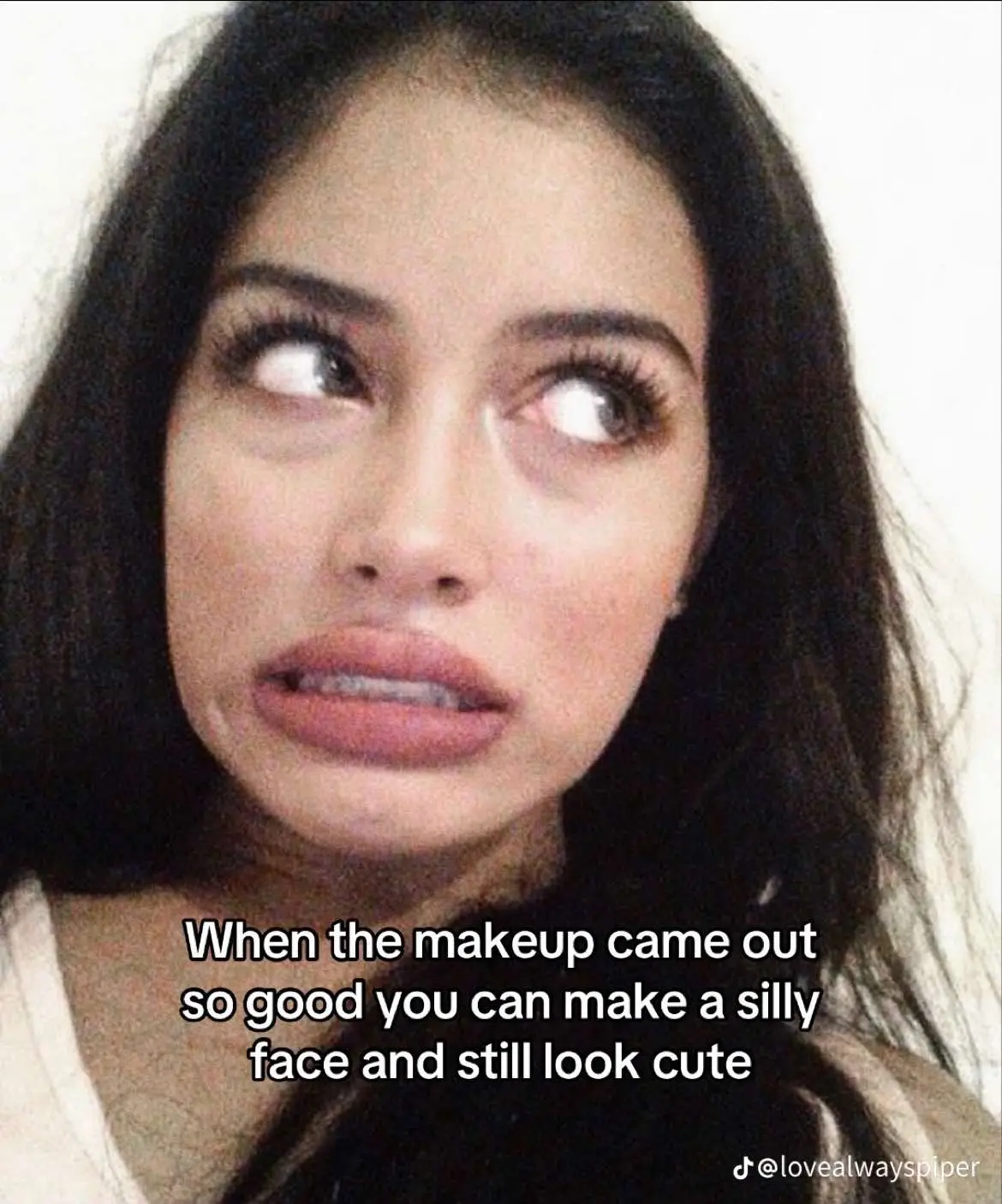 I only wear mascara and lipstick 💄🥲 #fyp 