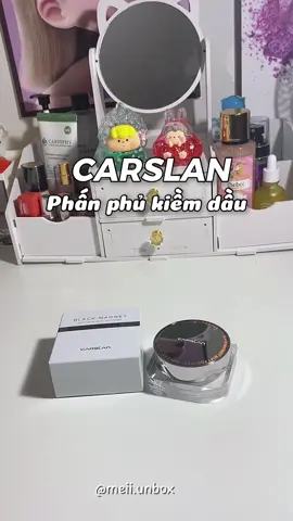 Phần 653| Phấn phủ Black Magnet Carslan bám nền tốt, lên da tự nhiên 🫧✨🛒#carslan #viral #xuhuong #meiiunbox #unboxing #review  