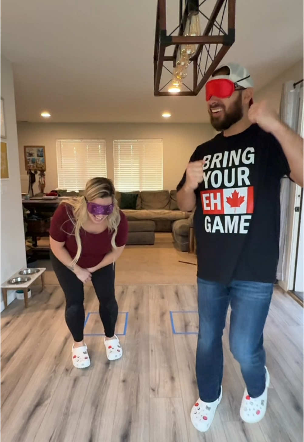 We rearranged our dining room for this video 🤣🤰 You have to try this cause we thought they were all fake 😂#coupleschallenge #relationshipgoals #challenge
