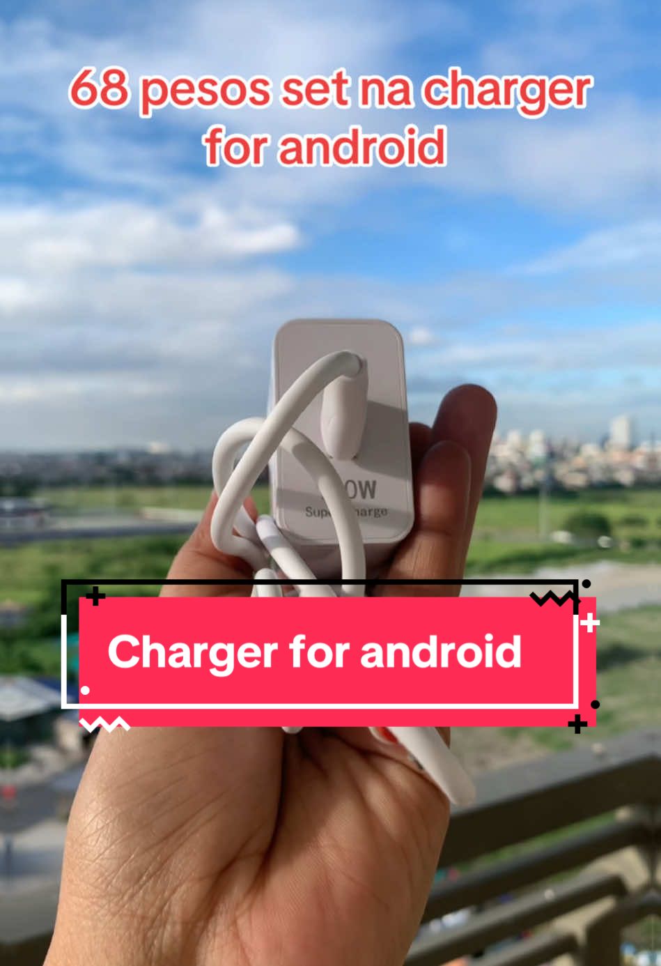 #charger for android #isang set na 120w adaptor and cable 