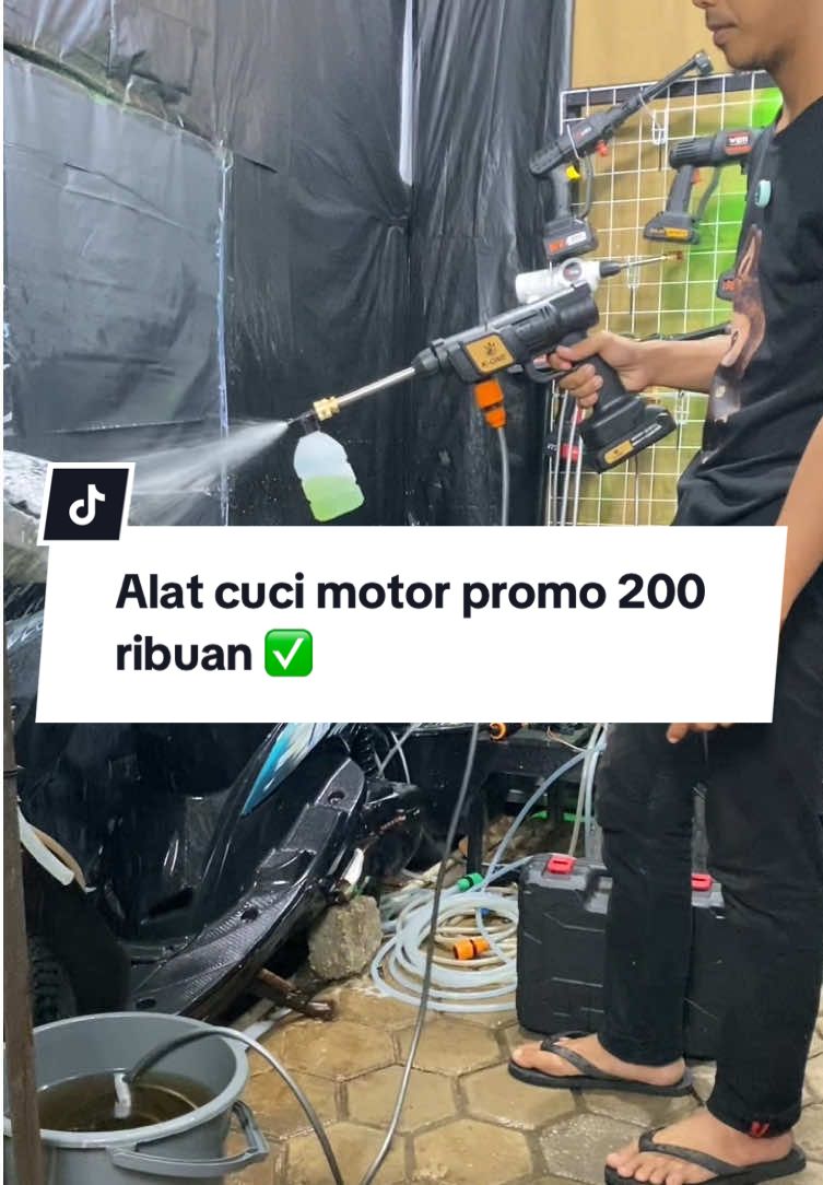 Alat cuci motor k one paket lengkap cuci motor harian di rumah #alatcucikendaraan #alatcucimotor #alatcucimotorportable #alatuntukcucimotor 