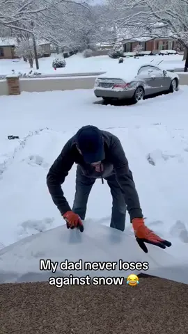 Pops made sure he had a clear driveway 😂 @Barstool Outdoors (via:@jmac) 