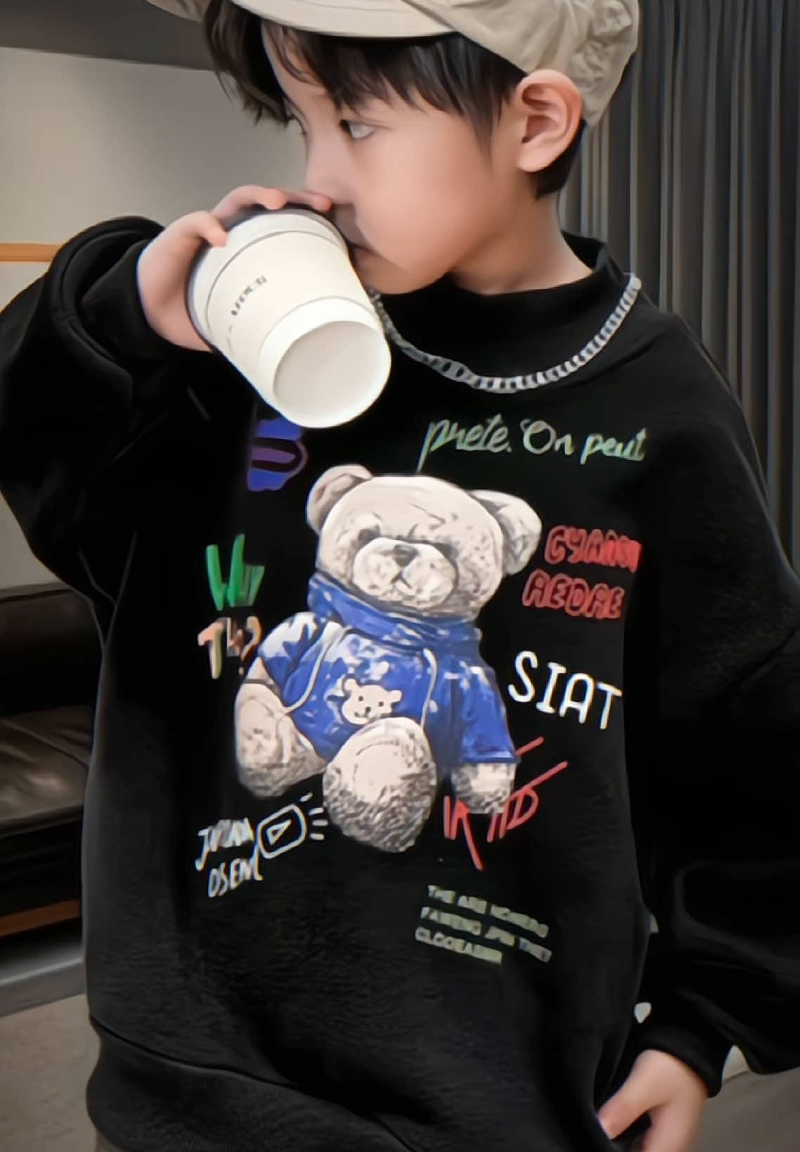 Áo nỉ sweater cỏi cao cho bé trai,chất nỉ bông dày ấm#aoni #aonibong #aonibetrai #aodep #xuhuong 