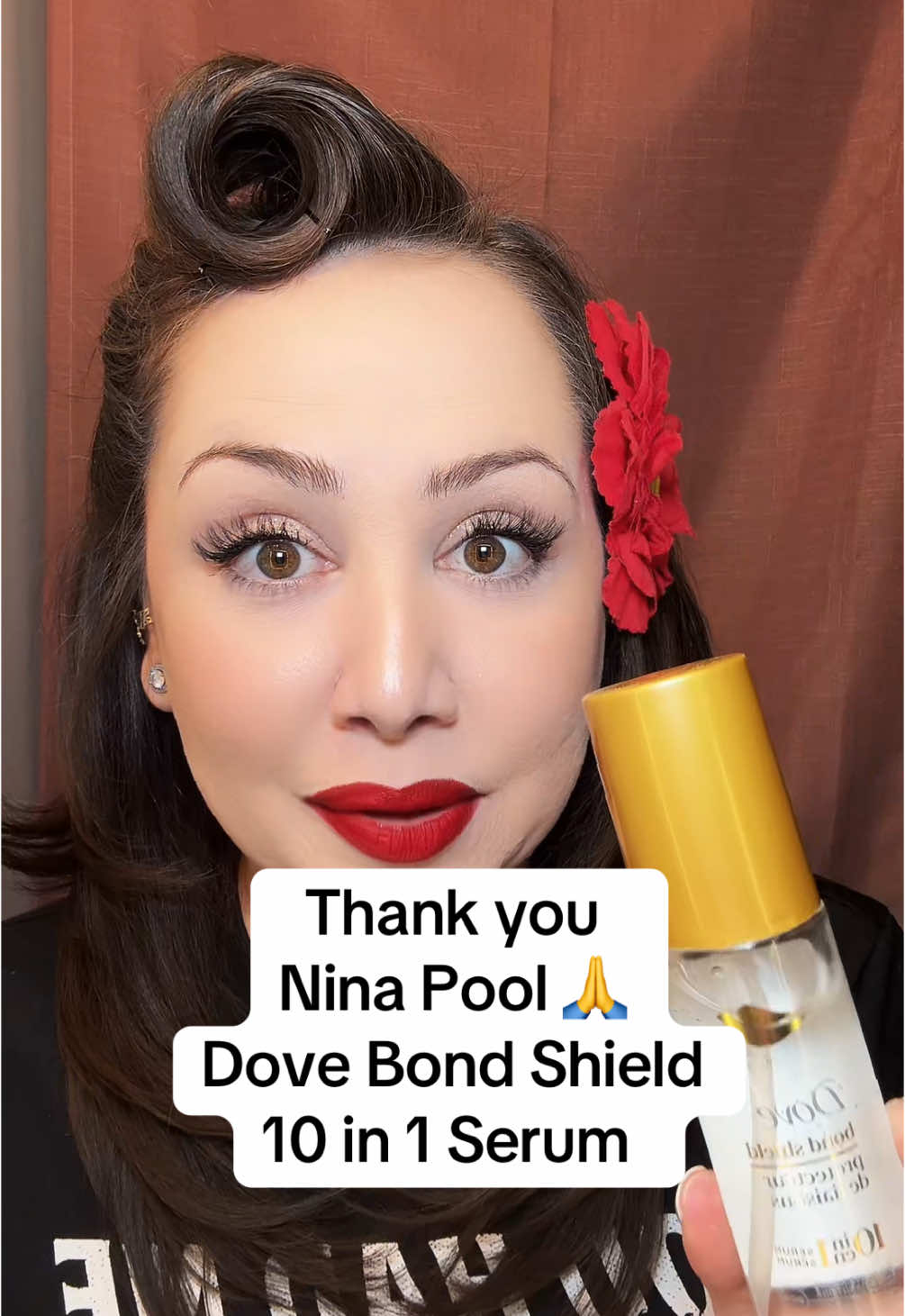 Nina Pool did it again! The best hair serum I have ever used 😍 #ninapool #ninapoolhacks #dove #HairCareTips #haircareproducts 