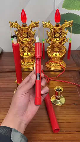 Đèn nến LED Điện 1 cặp #phongtho #phongthodep #dennen #dennenled 