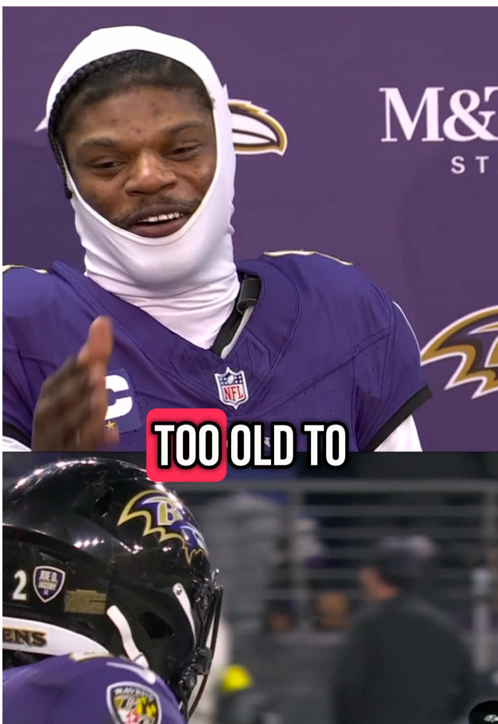 #LamarJackson says watching #DerrickHenry run is like watching ‘Cars’ the movie 😂😂 #baltimoreravens #ravens #steelers #nfl #football #NFLPlayoffs #kinghenry 