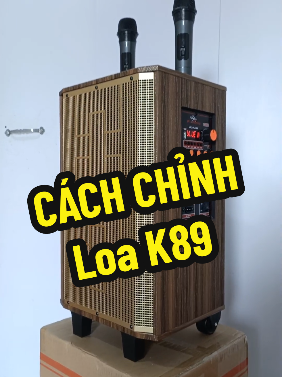 Trả lời @nhung.hong1553 Cách chỉnh loa kéo K89 giá 1 củ 390 hát karaoke hay, anh chị tham khảo nhé. #loakeomini #loahatkaraoke #loakaraoke2mic #loakeogiare #loabluetooth 