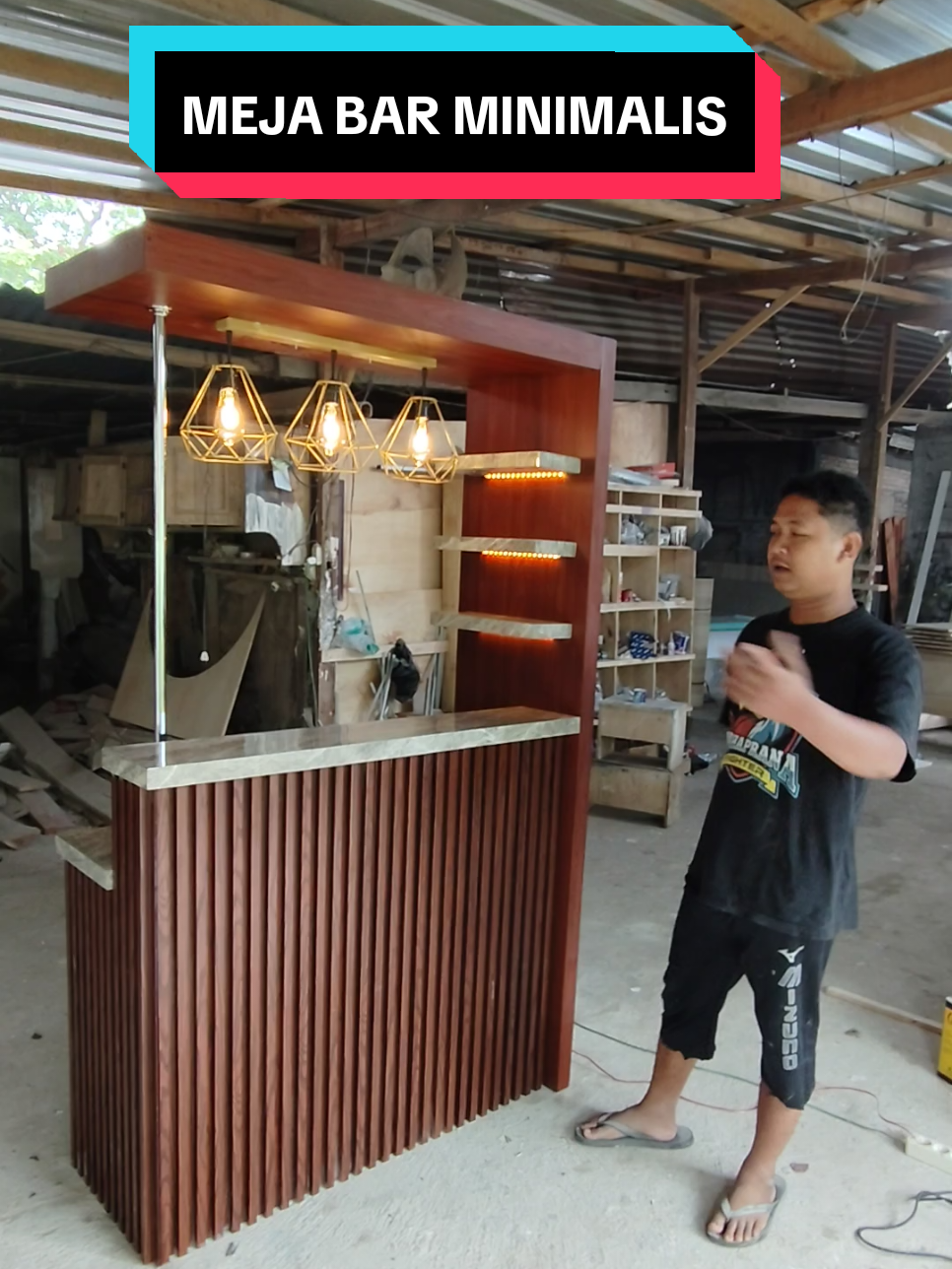 #fypシ #vidioviral #mejamakan #mejabar #minibar #mejaserbaguna #mebel #mebeljogja #furniture #mejabarcafe #fyp #karyaindonesia 