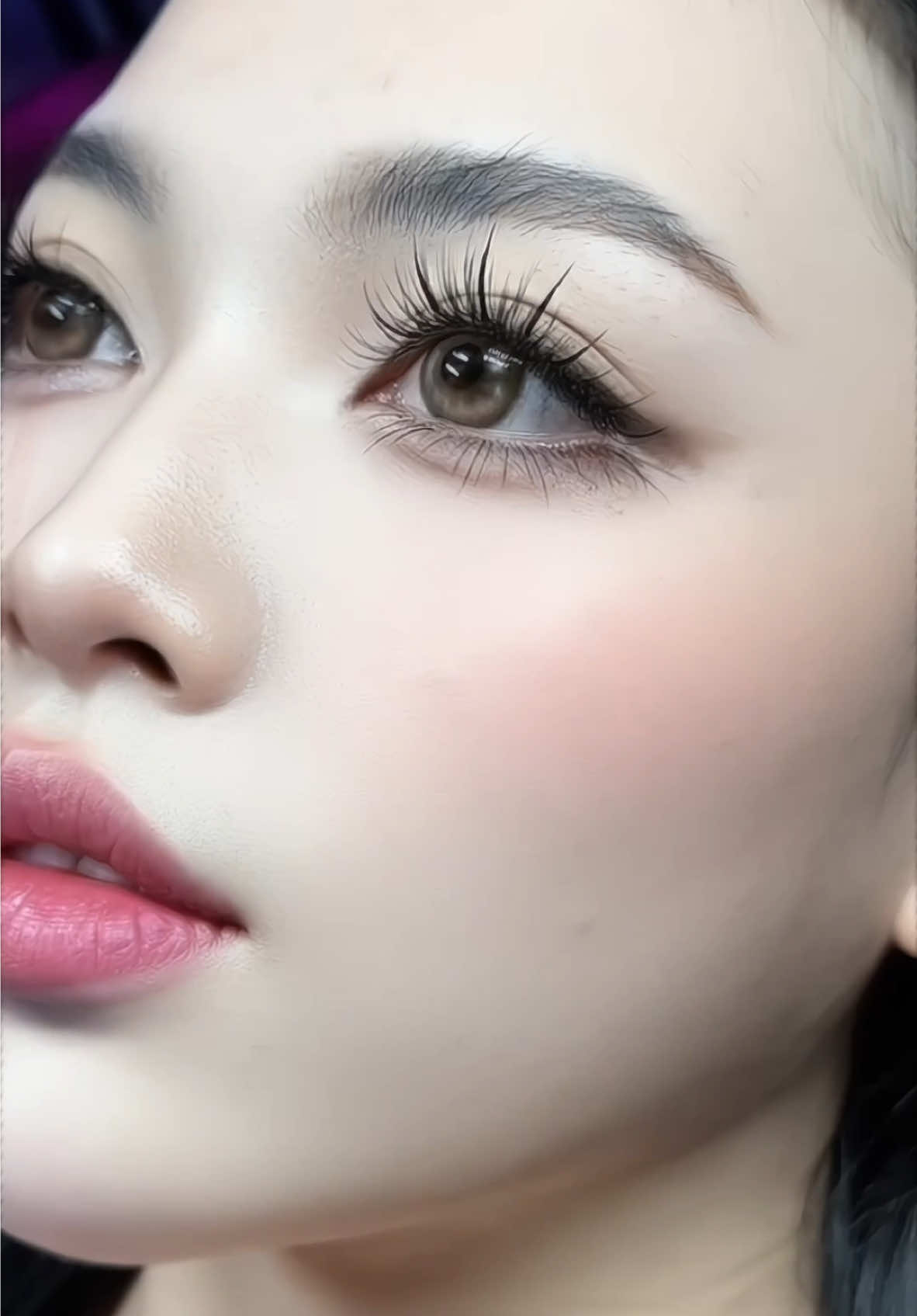 Mi #kylie lụa mix nền lông thỏ , giá Tết : #500k . #hathulashesstudio #tiemnoimi #quantanphu #lashesdesigner #eyelashes 