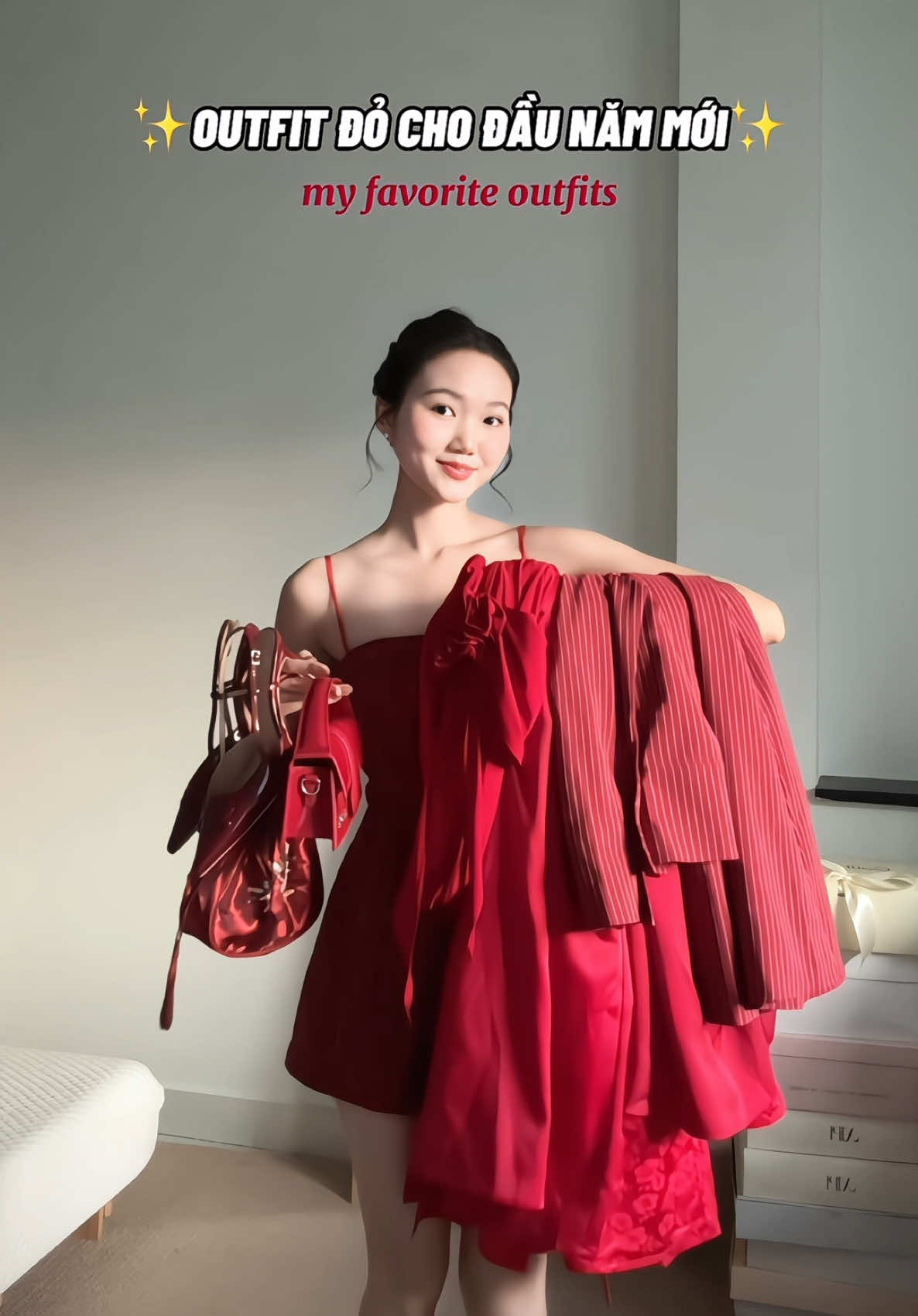 Trả lời @Trang. đỏ như này được hem nàng ơi🧧  #review #tet2025 #thoitrangnu #aodaitet #spring2025 #vayhoanhi #aodaitet2025 #yearendparty #elegantstyle #aoyem #vaydutiec 