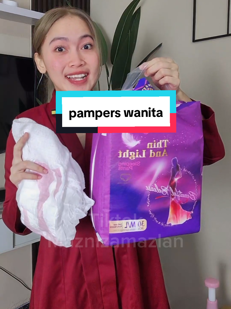 korang try mesti suka... memang selasa pakai tidur #pamperswanita #pampersdewasa 