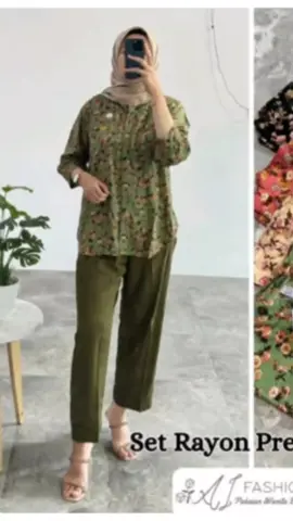 One Set Mama Rasya Rayon Twill Premium Import 