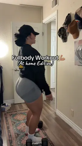 At home fullbody workout #fullbodyworkout #athomeworkout #fullbodyworkout #fypage #dumbbellworkout 