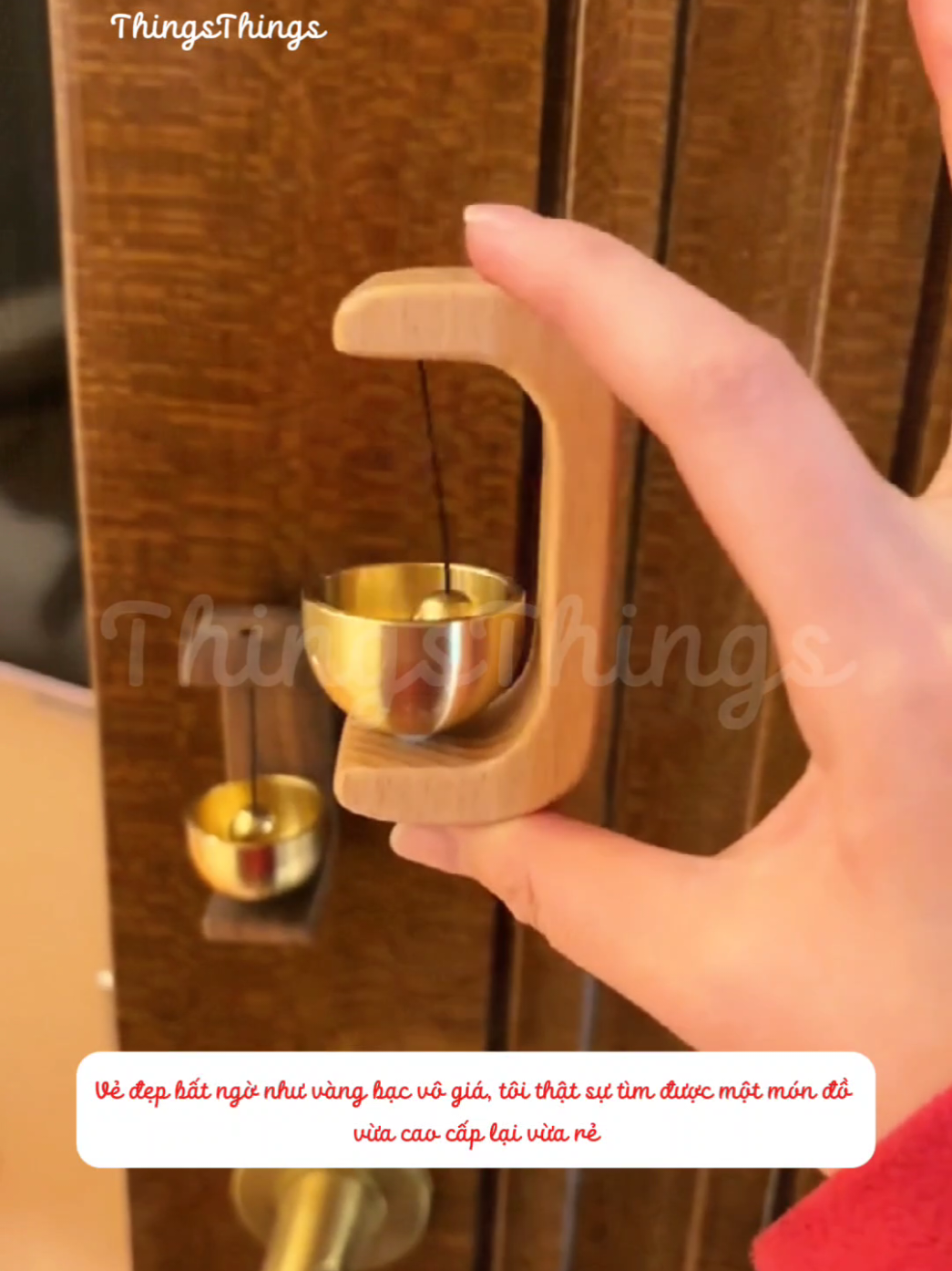 Với chiếc chuông gắn cửa nhỏ nhắn này, bạn có thể phát hiện có ai đang mở cửa hay đóng cửa rồi 🤩🤩 #chuong #chongdong #chuonggancua #tet #Tet  #ThingsThings #抖音 #xuhuong #fpy #douyin #review 