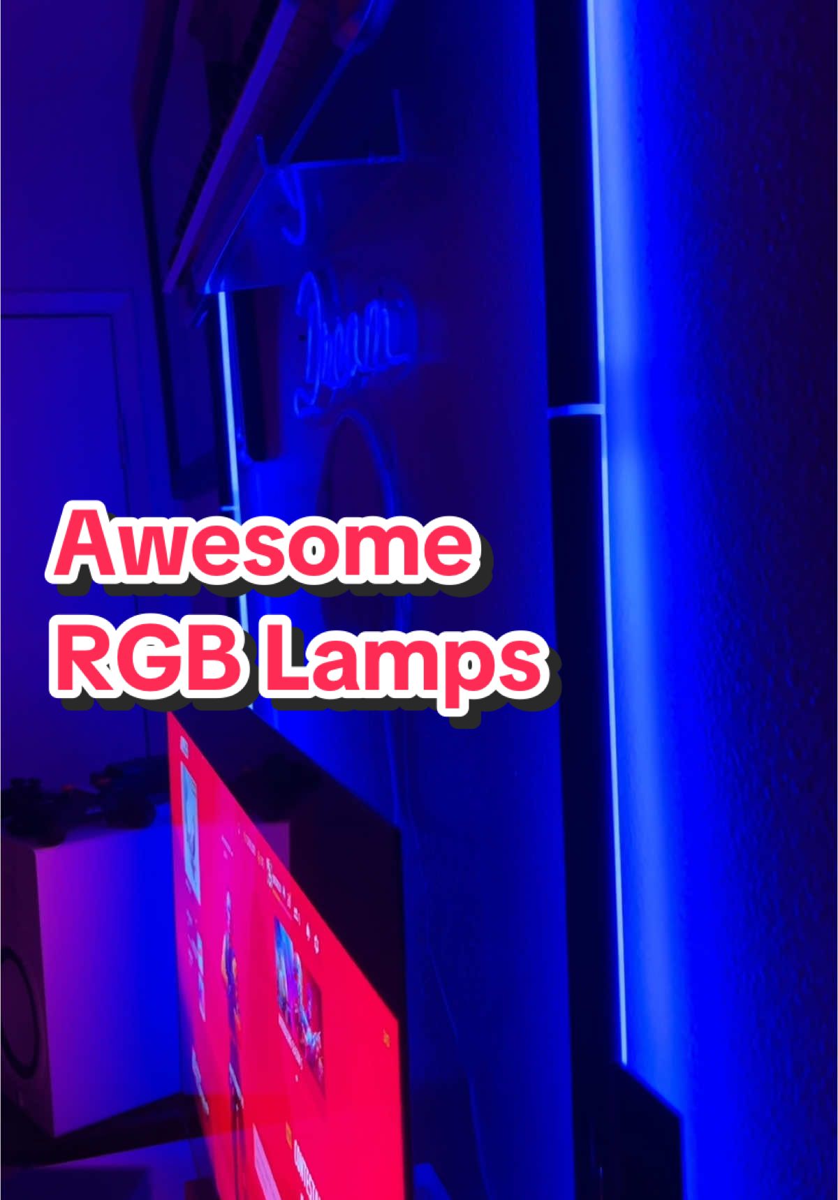 Rgb lights #gaming #rgb #pc #pcgaming #pcgamer #tiktokgaming #musthave #gamer #deals #pcsetup #GamingSetup 