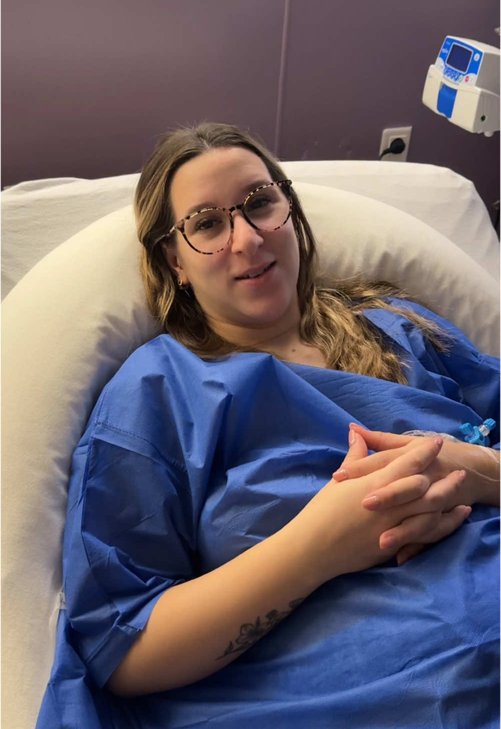 Jour 2 à la Maternité 🥰 IG : lolo_cn ✌🏼 @@Seulement.Laure##couple##laure##amour##bebe