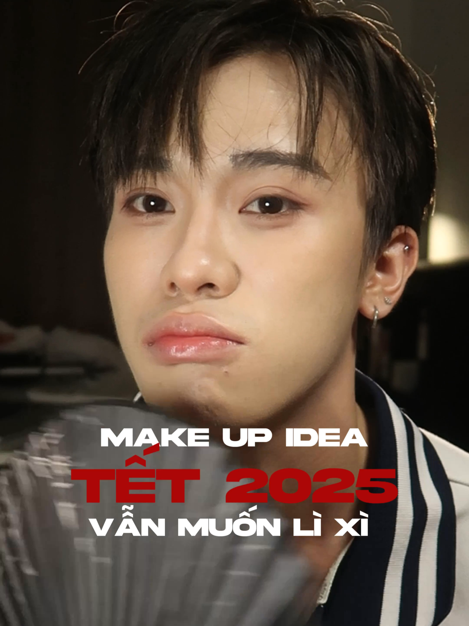 Về tết vẫn muốn lì xì trông phải trẻ trung đúng với lứa tuổi hahhaa #carslan #makeup