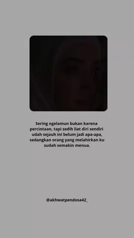 Saingan terberatku adalah umur orang tua ku🥲 #xyzbca #selfreminder  #masukberandafyp #fypage 