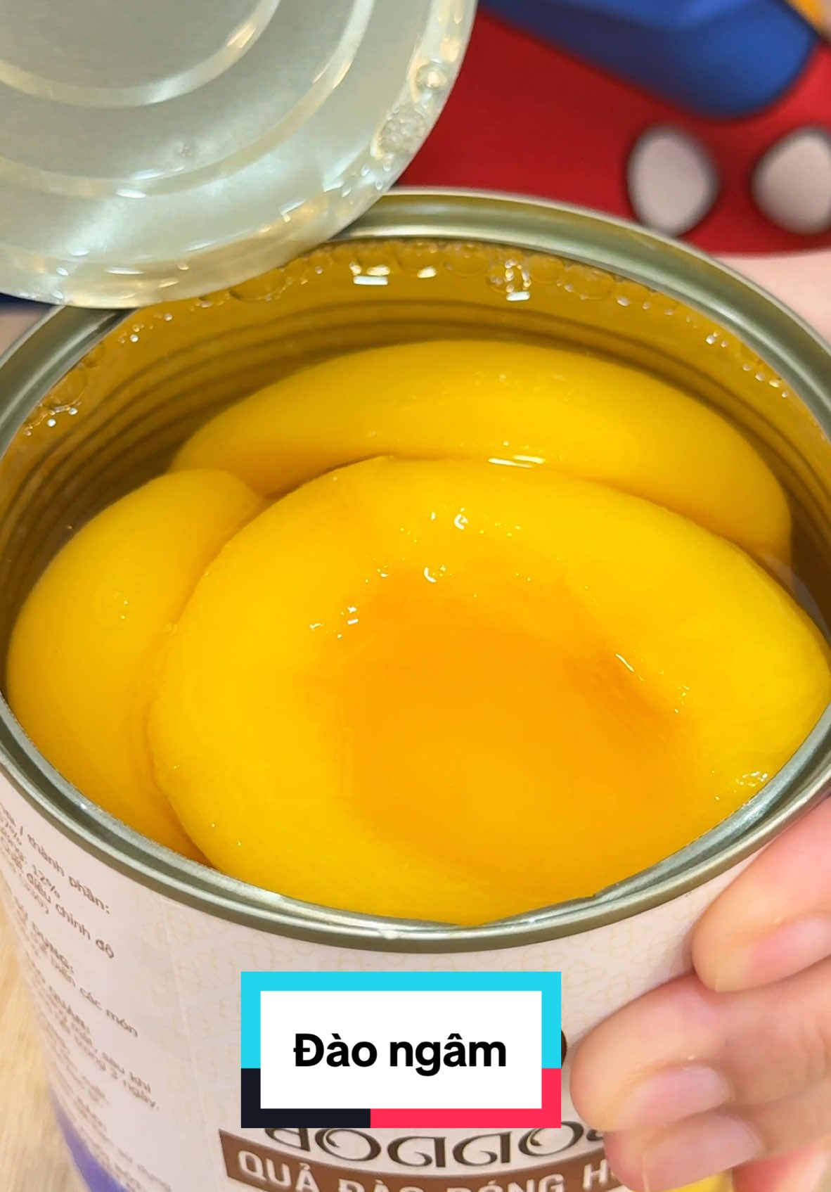 Ai lỡ săn hụt đào ngâm của bà Hằng thì tui đền bù cho 1 loại đào ngâm Thái cũng ngon ko kém #meberyne #review #food #mukbang #daongam #daongamthailan #bepmeonici #Samtetbaovui #tiktokshoptet 