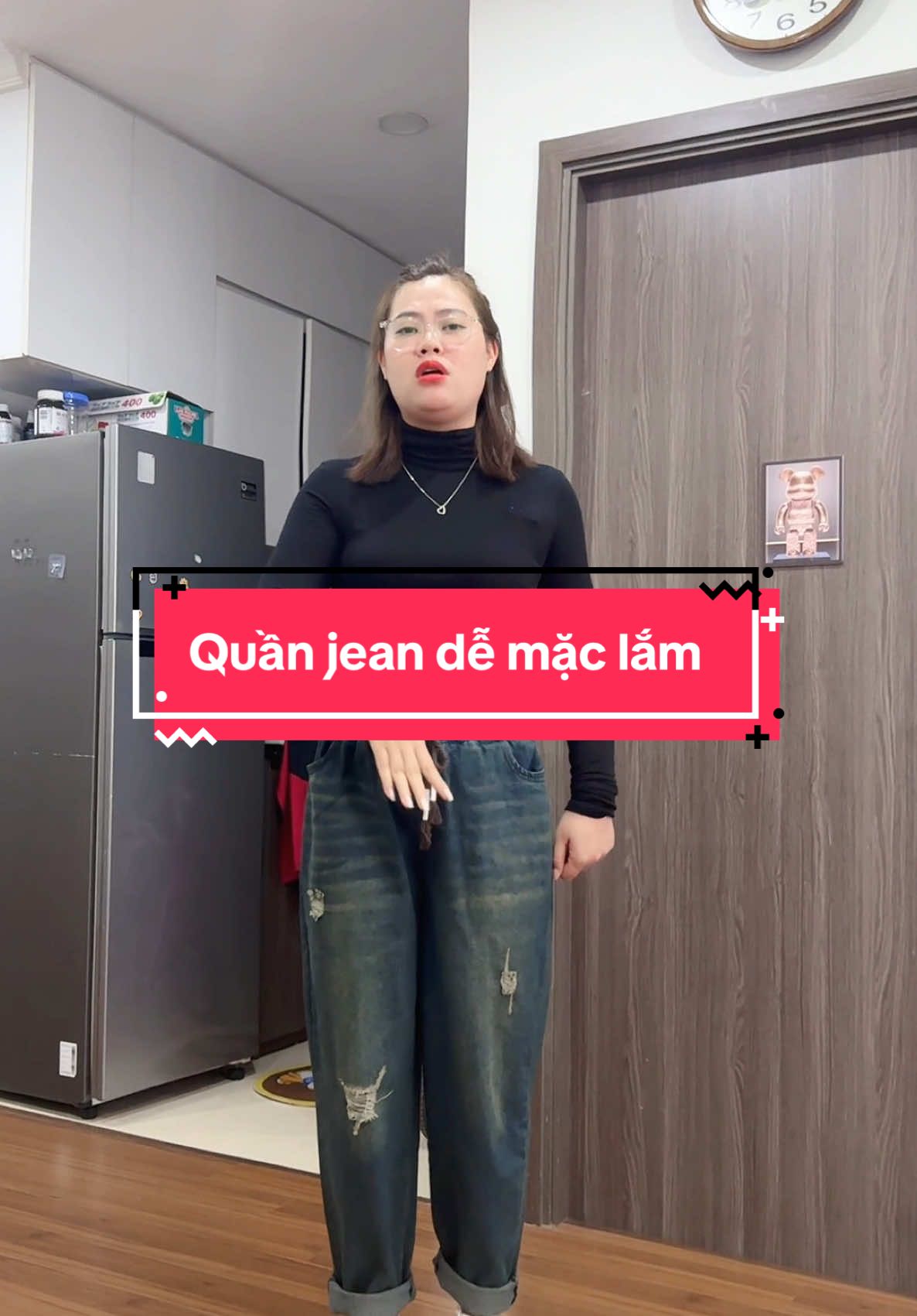 Quần jean dễ mặc lắm luôn #TaiHa #thoitrangbigsize #quanjean #quanjeannu #quanjeanbigsize 
