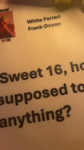 #16 #frankocean #whiteferrari #sweet16 #fyp #cakeinspiration #foryoupagе 