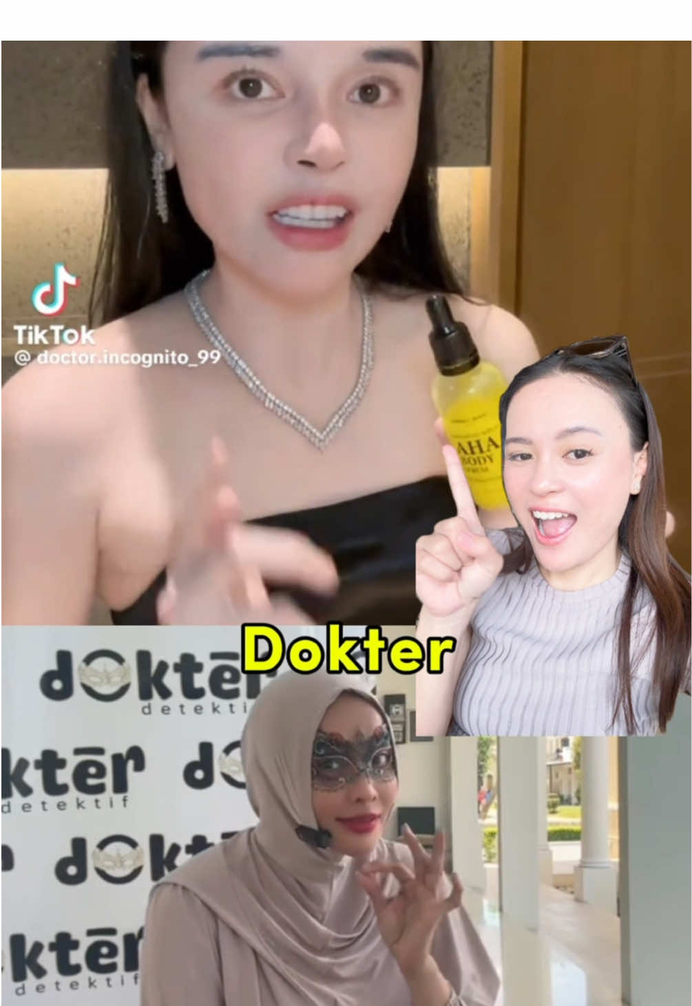 Replying to @🌜liasariku🌛 apa gak deg-deg an tuh langsung direview sama @dr. Incognito dan @DokterDetektif 🫣 Untungnya Perfect White Series hasilnya ga overclaim dan bebas bahan berbahaya, bener banget nih kata kak Lia, pilih yang udah pasti-pasti aja yaa! 😍❤️ #AHABodySerum #PerfectWhiteSeries #DokterDetektif 