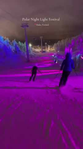 #travel #finland #nightlight #skiing #vianova @vianova Reisen 