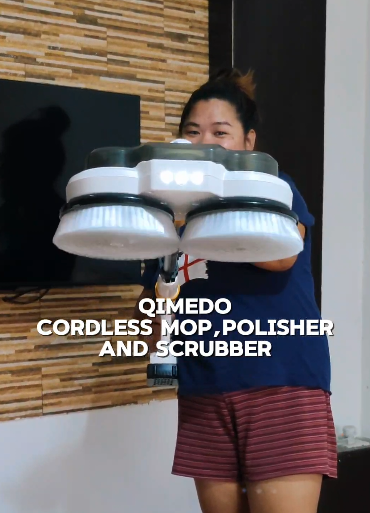Ang ganda nitong bago kong panlinis mga Mare! 3in1 na! Multifunction Cordless Mop, brush,polisher #cordlessmop #cordlessscrubber #electricscrubber ##wetanddrymop #qimedo #CleanTok 