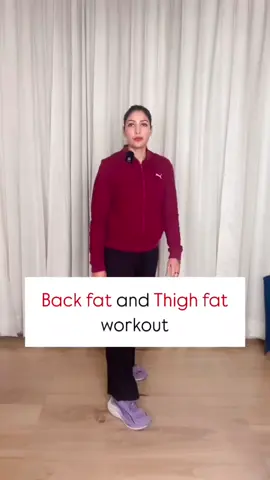 Back fat and Thigh fat workout.
