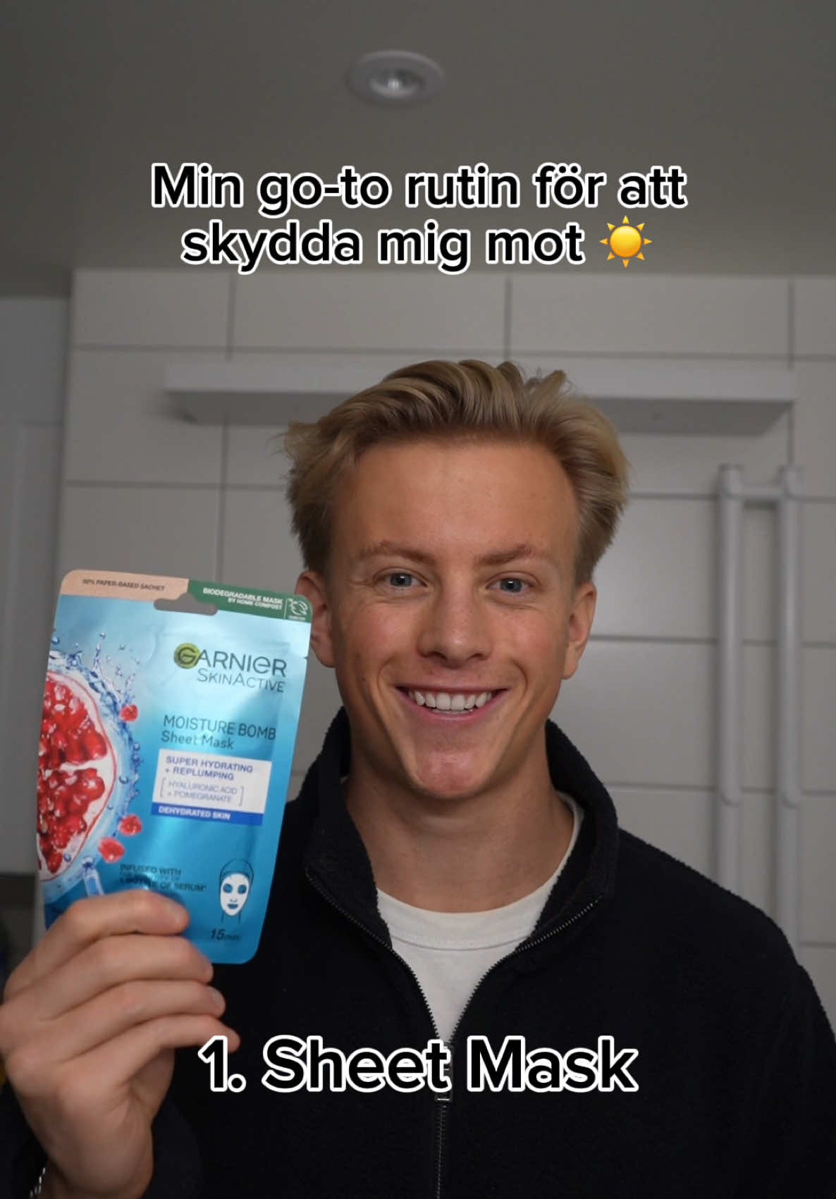 Reklam för #GarnierNordics och glöm inte skydda er mot solen även under vintermånaderna! ☀️❄️ #skincare #suncare #GarnierAmbreSolaire #GarnierFructis  #haircare