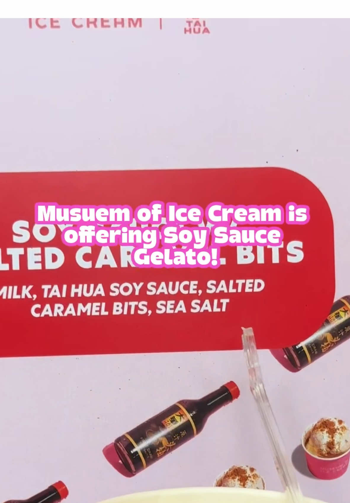 Soy sauce gelato? 🍨 Yep, you heard that right! Museum of Ice Cream and Tai Hua are teaming up for a collab like no other! ✨ Don’t miss the chance to try this unique treat, explore the fun zones, and snag exclusive merch while you’re at it!  📅 Now - 3 Feb  📍 100 Loewen Road, Dempsey, S248837 #danamicLIFE #danamicorg
