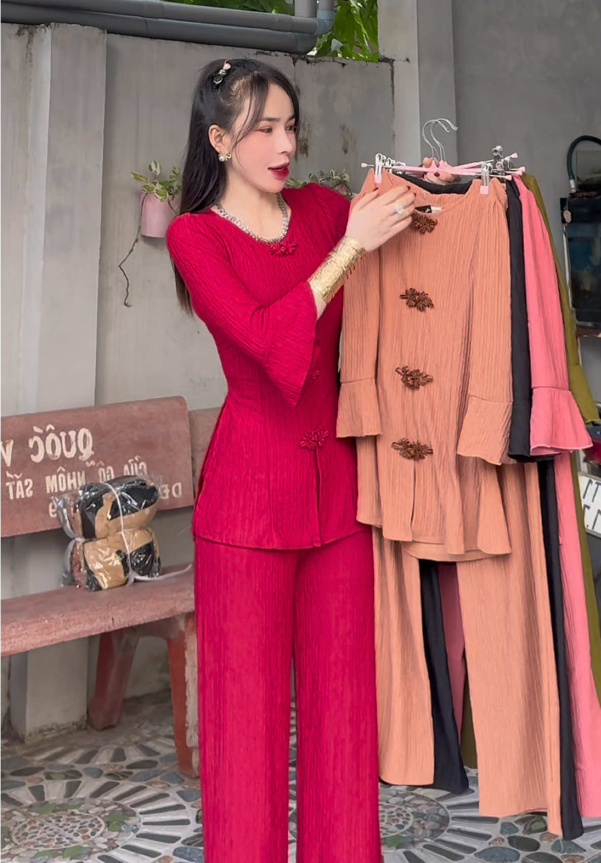 Bà ba thun xốp về ạ #huyendoboxinh #dobomacnha #lenxuhuong #lenxuhuongtiktok #68kiengiang #tetmaiman #68kiengiang #hottrend #xuhuong 