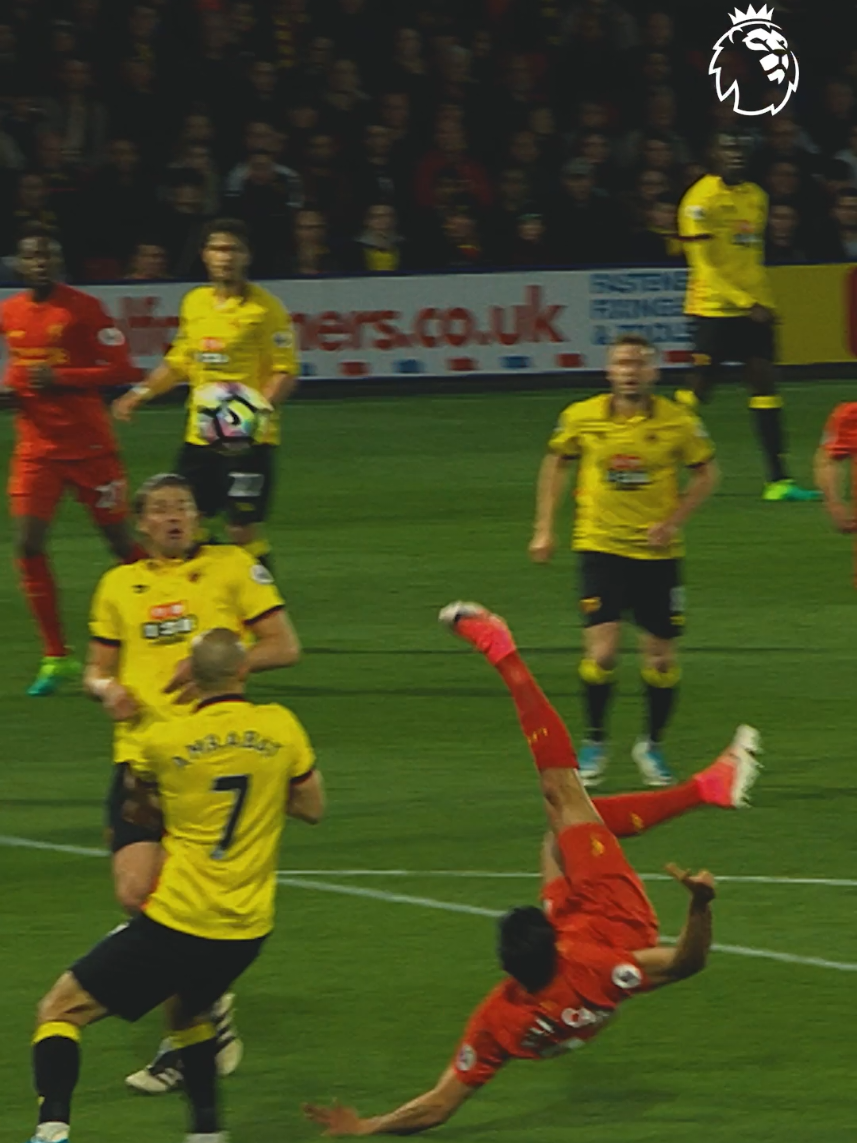 Emre Can's bicycle kick. 🥵 #PremierLeague #Liverpool 