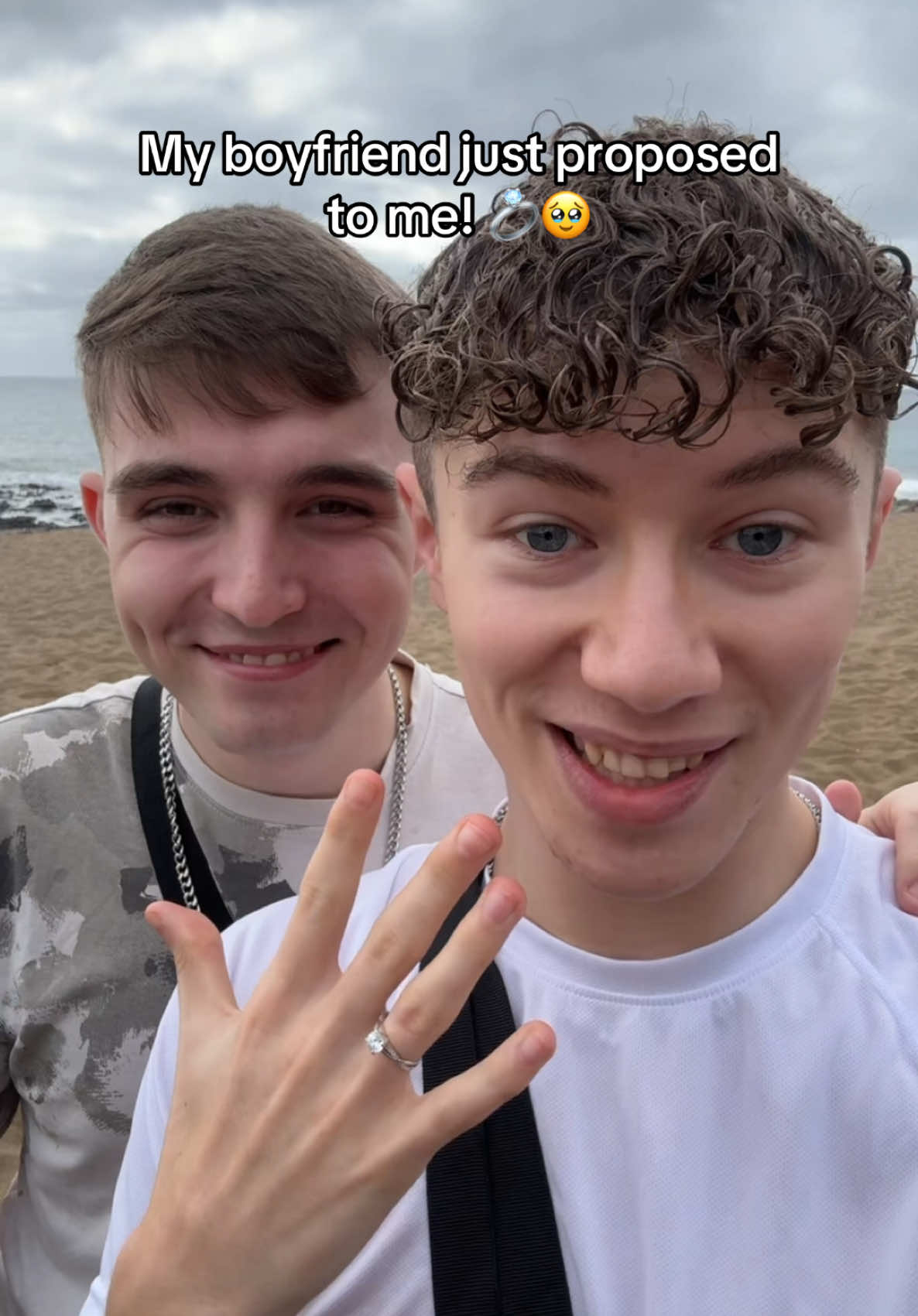 My Boyfriend or should I say now, fiance just proposed to me! I said yes! #boyfriend #proposal #Love #couple #fiance 