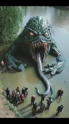 discovered it a monster 💀  #ai #animalsoftiktok #fypシ #fyp #dangerous 
