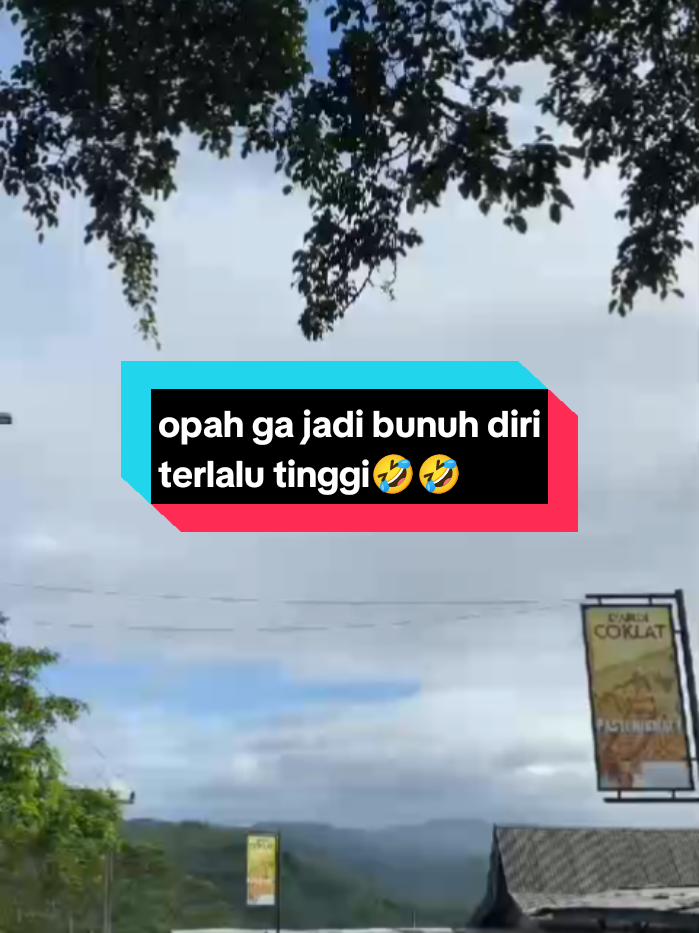 si opah mau bunuh diri ga jadi karna tinggi🤣🤣 #bodoransunda #crotbay #fyp #baralakendax 