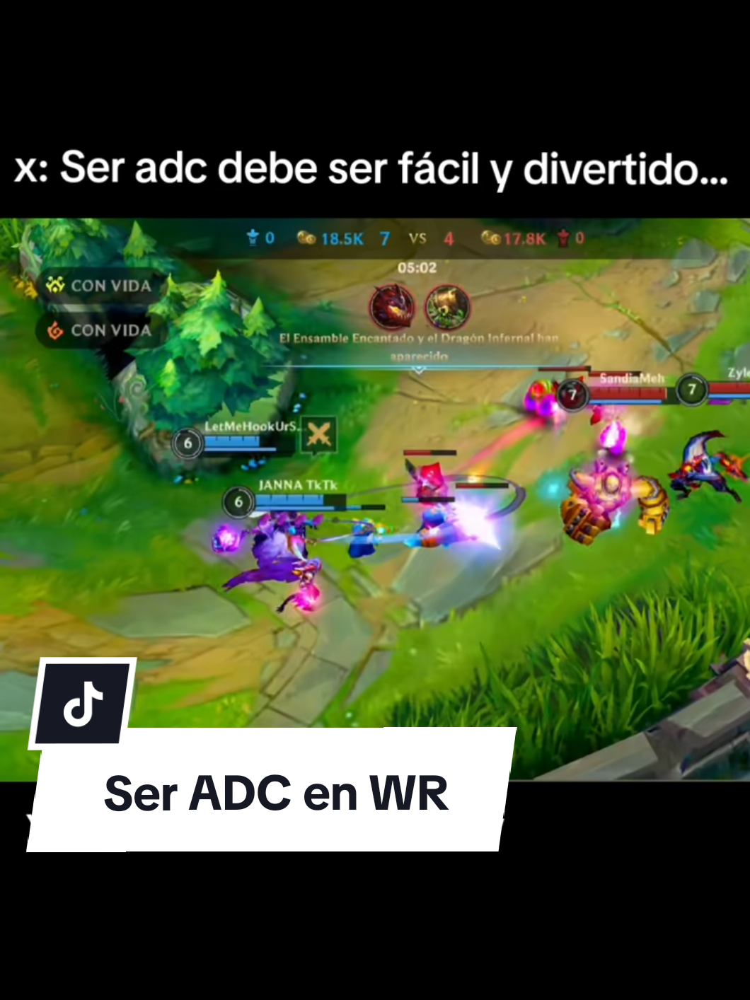 Odiando al tuercas (Blitzcrank) 🤖😑🖤 #GamerGirl #adc #mobas #wildrift #mlbb #xayah #blitz #leagueoflegends 
