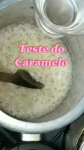 Teste do Caramelo  Pra quem não tem o termômetro faz esse teste😍 #carameloperfeito  #caramelo  #dica  #dicadodia  #mulherempreendedora  #maeempreendedora  #facavocemesmo 