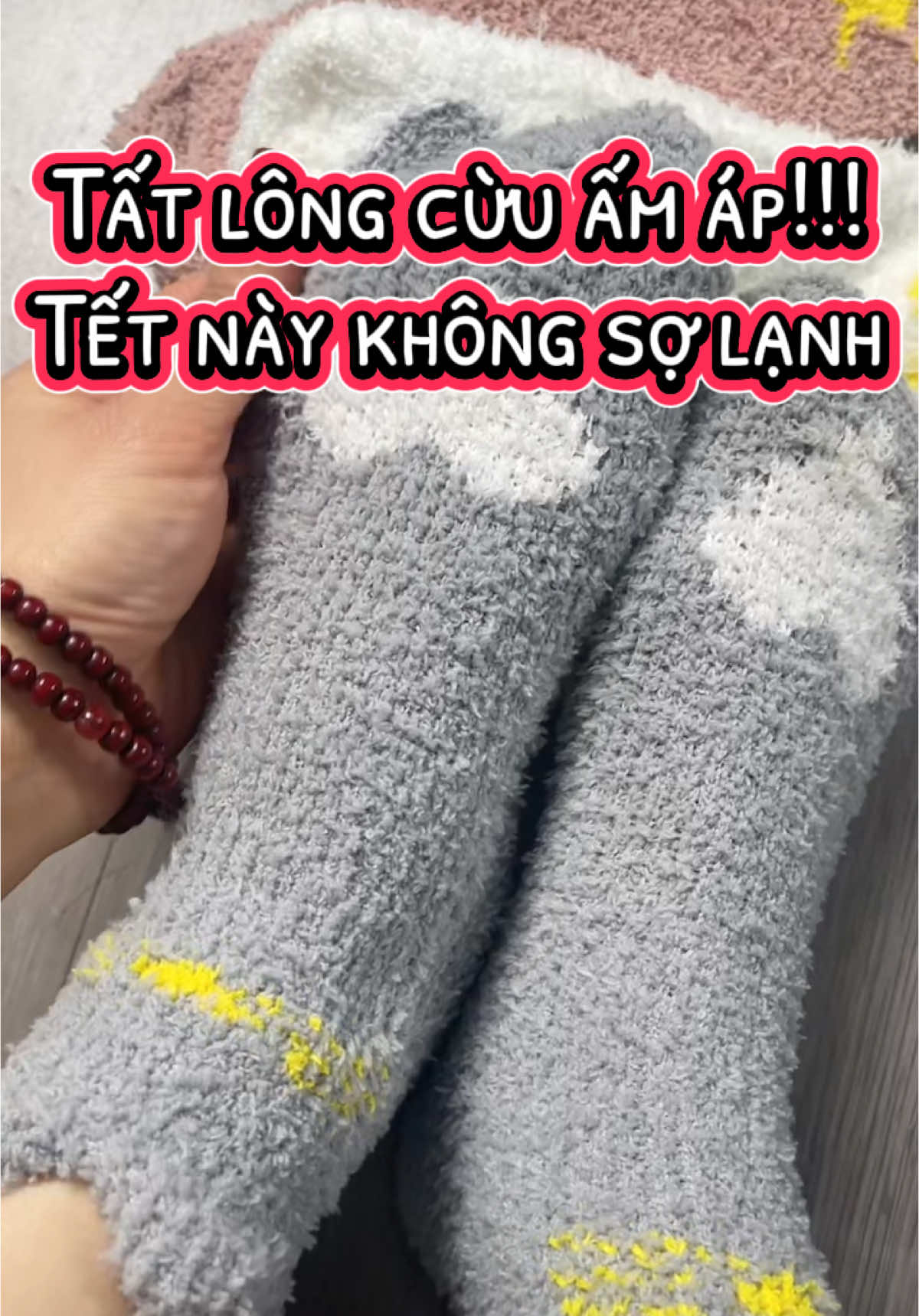 Set 5 đôi tất lông cừu cao cổ ấm áp. Hoạ tiết siêu dễ thương#tatlong #tatlongcuu #tienich #thoitrangtiktok #thoitrangmuadong #tatgiuam 