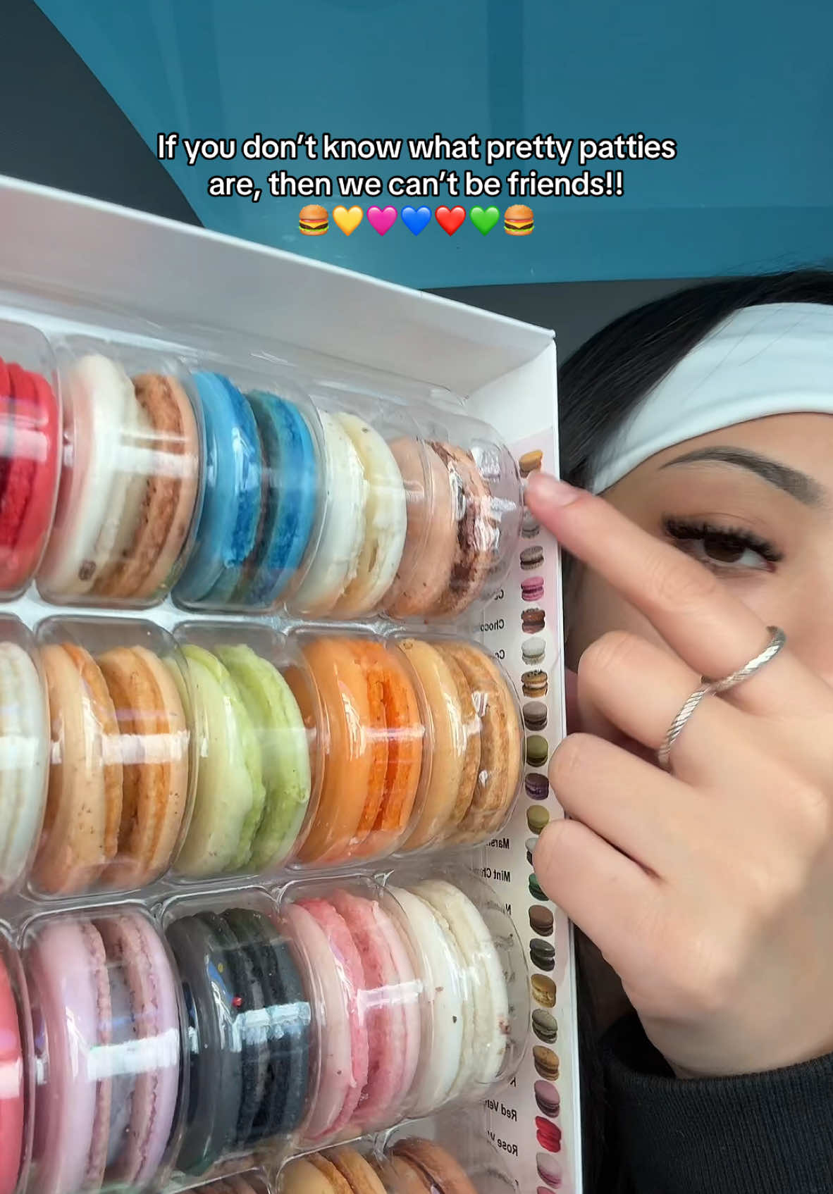 “Pretty patties! Available in six designer colors” ✨ #asmr #prettypatties #iykyk 