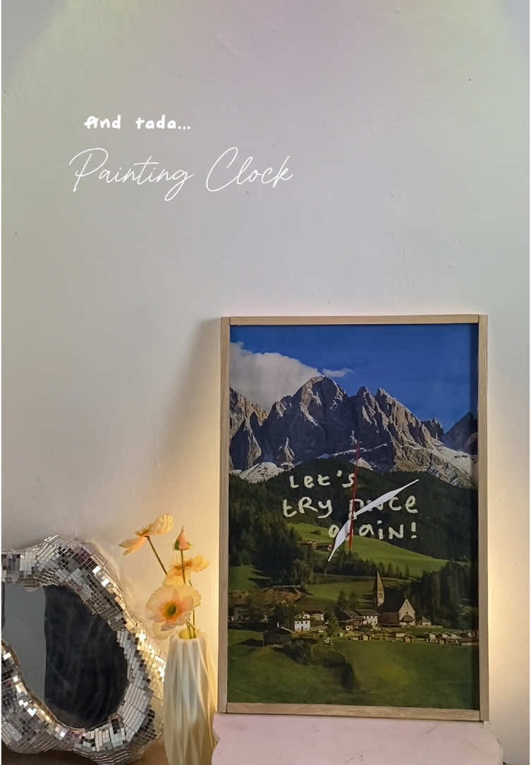 Jangan tanya liat jam nya gimana 🤣 #diyproject #diycraft #diyprojectscraft #diyclocks #clockdecor #paintingclock #diyhomedecor #homedecorideas #fyppppppppppppppppppppppp #fypage #fypシ゚ 