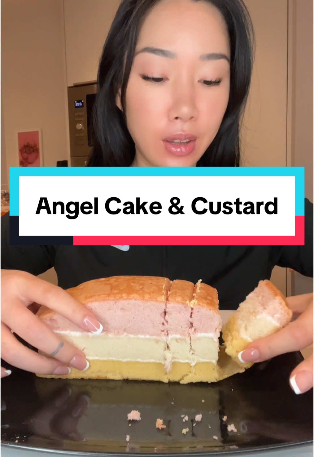 Replying to @nardah ⋆౨ৎ˚⟡˖ ࣪ Lil 4pm Shnack 😇😇😇😇😇 #eatwithgg #ggflavour #mukbang #eatwithme #angelcake #cakemukbang #junkfood #FoodTok 