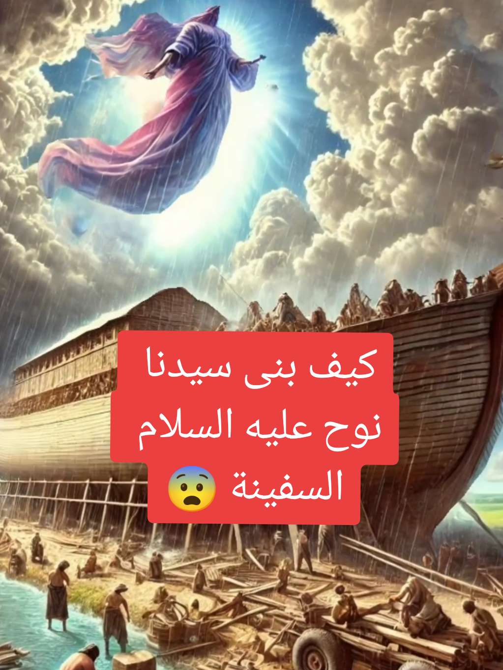 كيف بنى سيدنا نوح عليه السلام السفينة ؟ 😲#اللهم_صلي_على_نبينا_محمد #video #trendingvideo #explore #fouryou #follow #for 