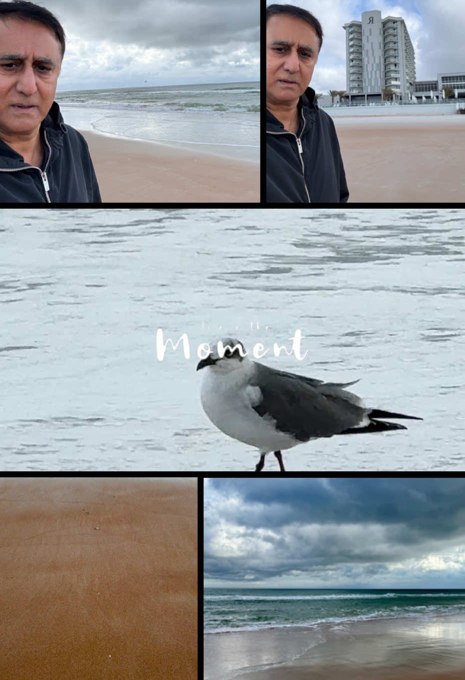Soaking up the calm waves and fresh ocean breeze. 🌊☀️ #BeachVibes #SundaySerenity #OceanTherapy #daytonabeach