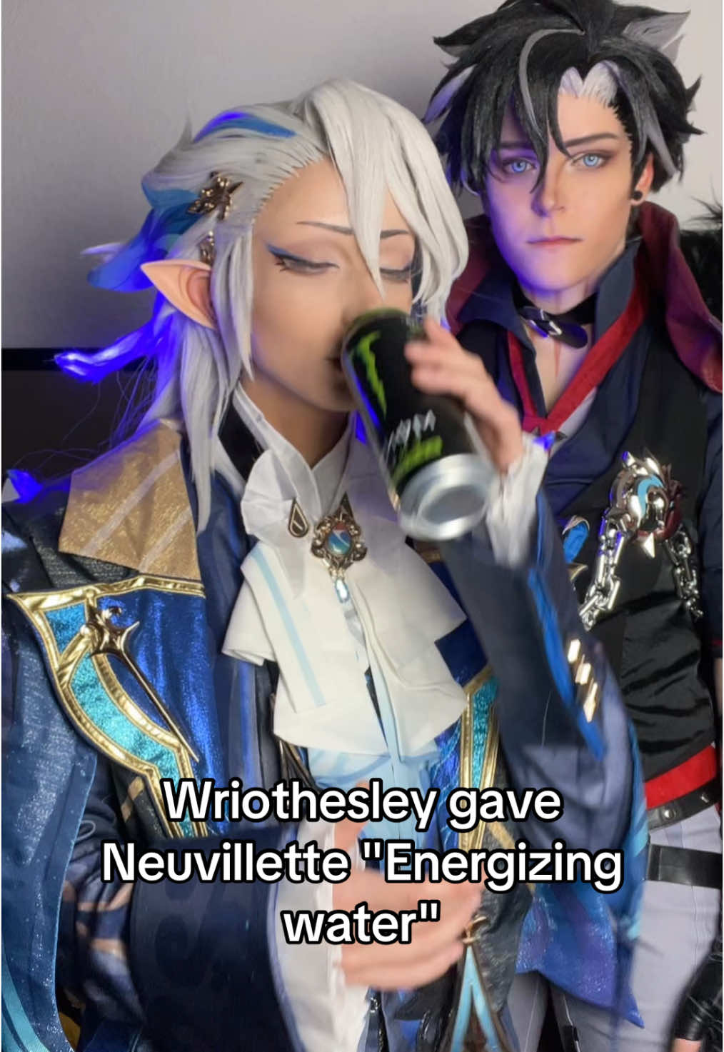 @Viktors hexstrap 🧬✨ 😂❤️ #GenshinImpact #genshinimpactcosplay #neuvillettecosplay #neuvillette #genshintok #genshintrend #hoyocreators #fontaine #hydrodragon #wriothesleycosplay 