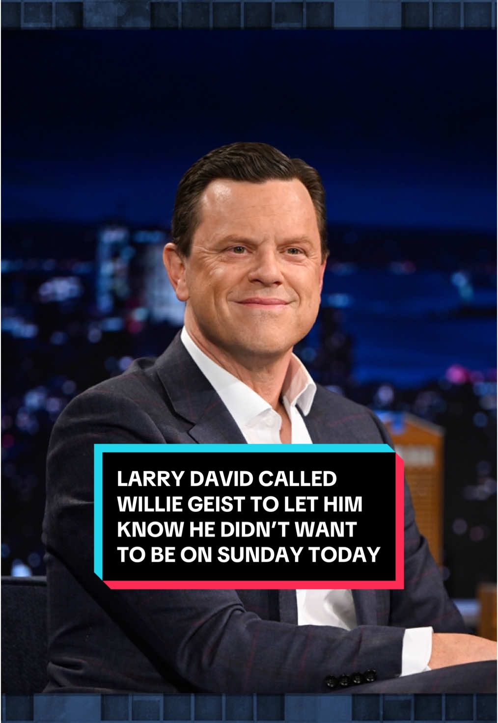 Larry David called Willie Geist to let him know he didn’t want to be on Sunday TODAY, but he did want Willie to be on Curb Your Enthusiasm 😭 #FallonTonight #TonightShow #WillieGeist #LarryDavid #CurbYourEnthusiasm #JimmyFallon 